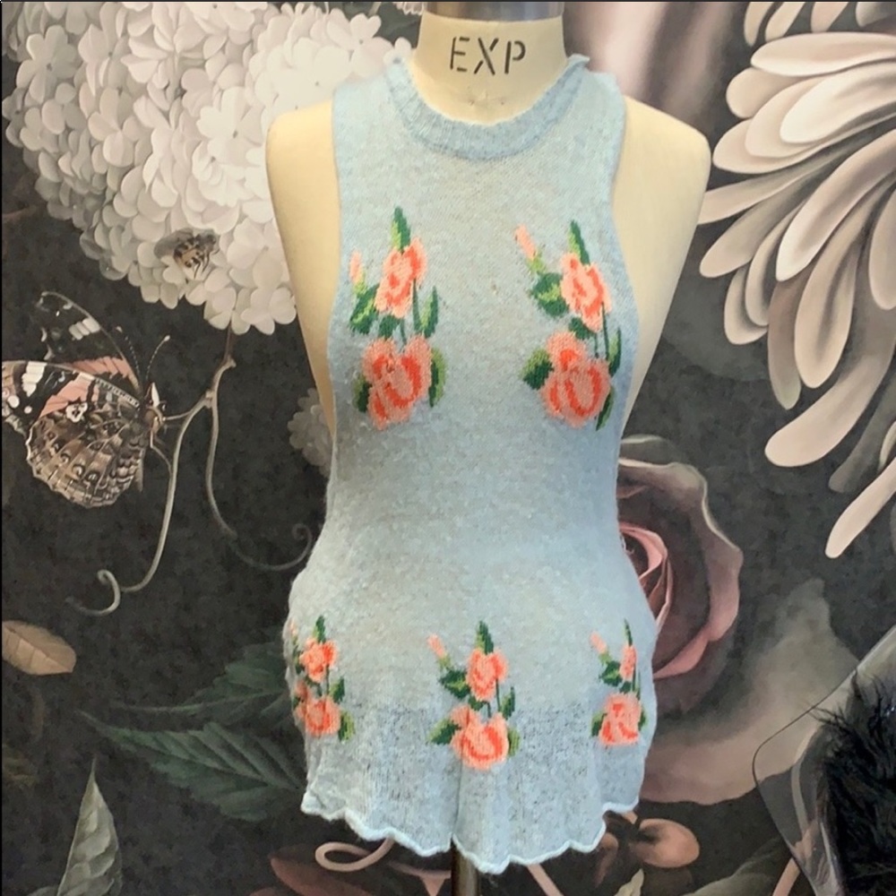 Wildfox White Label Floral Tank